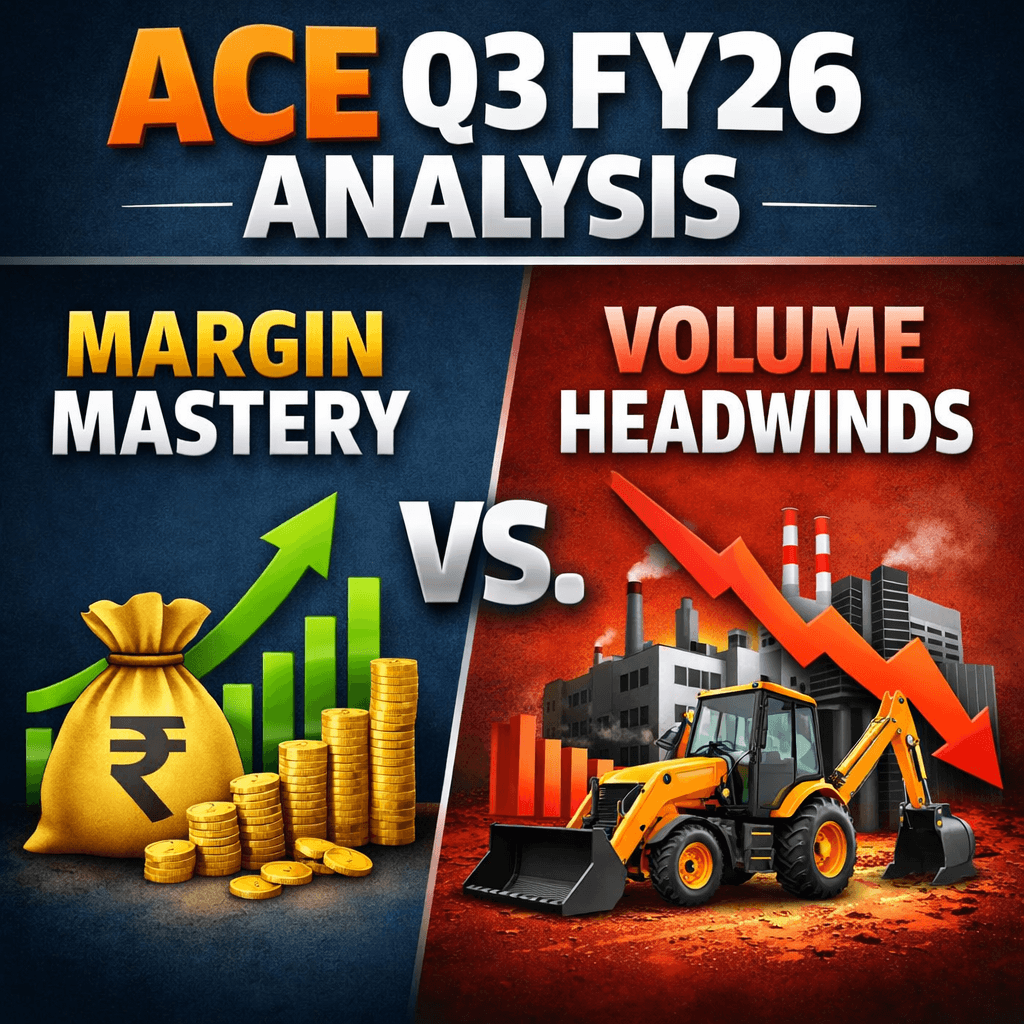 Action Construction Equipment (ACE) Q3 FY26 Analysis: Margin Mastery vs. Volume Headwinds