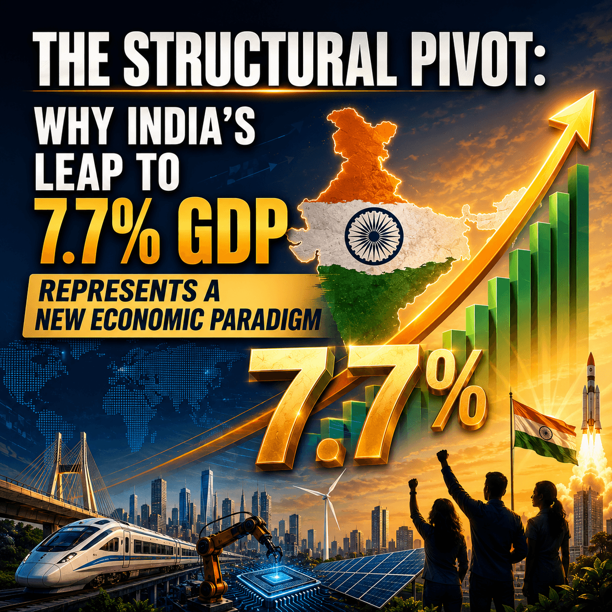 The Structural Pivot: Why India’s Leap to 7.7% GDP Represents a New Economic Paradigm
