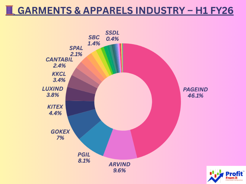 👔 Garments & Apparels Industry – H1 FY26 Investor Insights