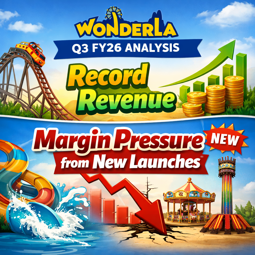 Wonderla Holidays Ltd. Q3 FY26 Analysis: Record Revenue vs. Margin Pressure from New Launches